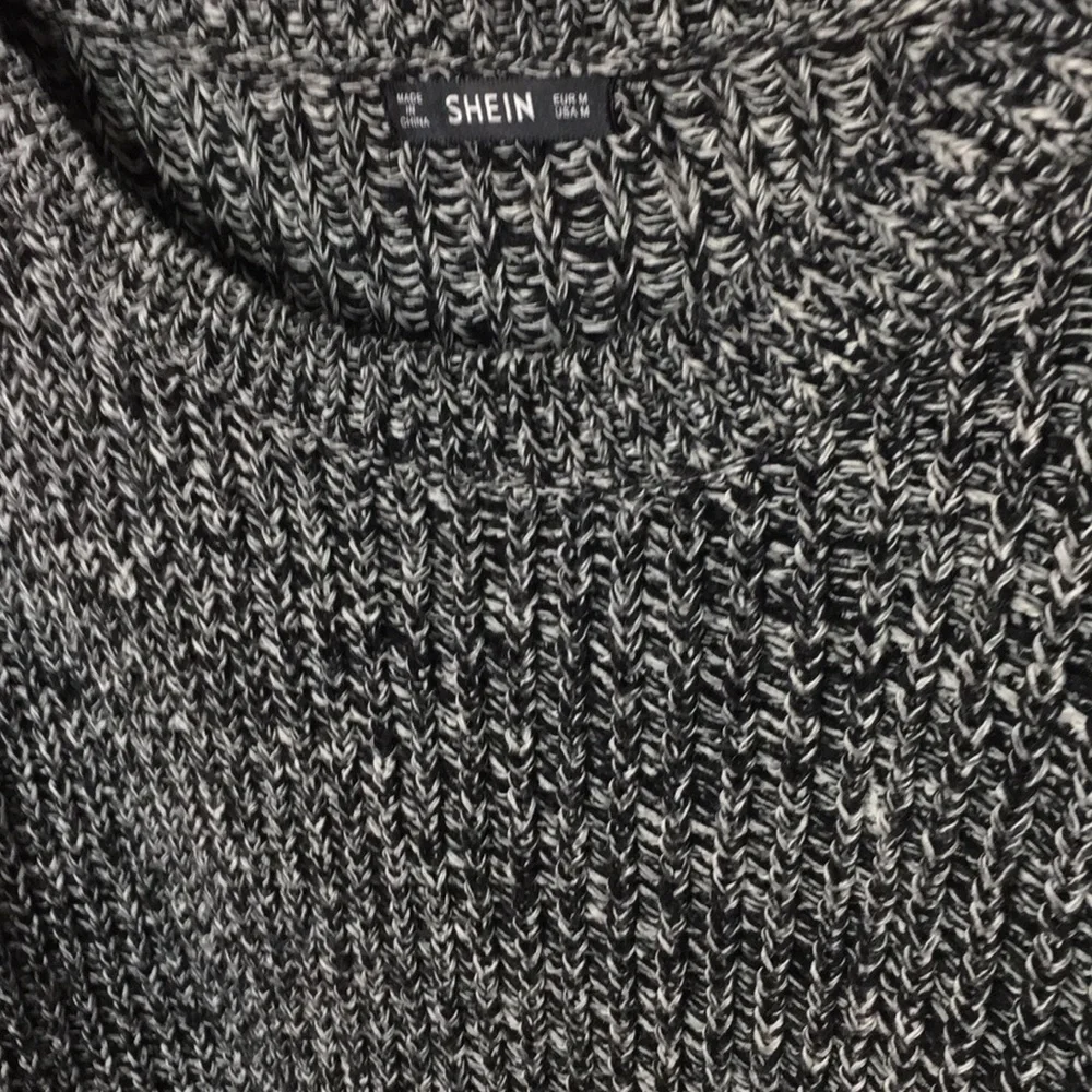 Shein Chunky Scoopneck Knit Sweater